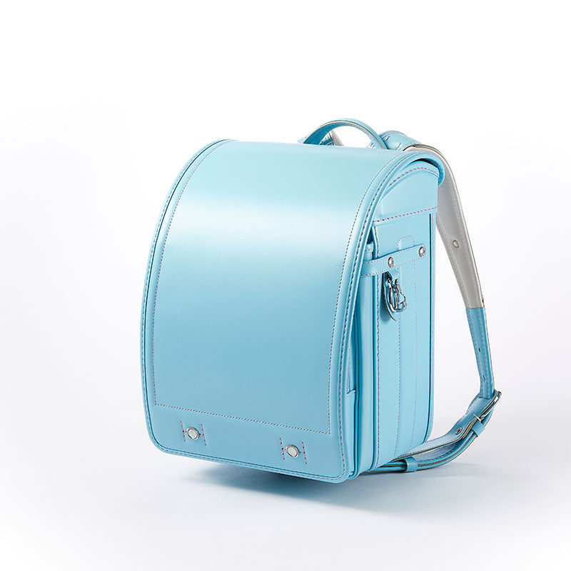 325 スムース牛革 キューブ型 “Classic Edition” アクア×ピンク