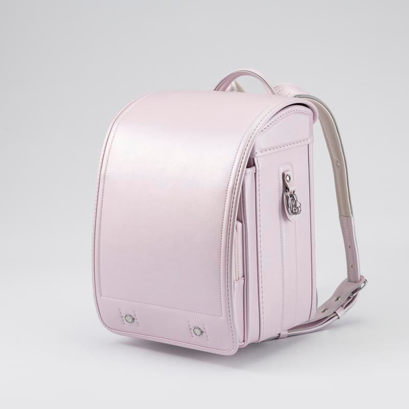 702 軽量牛革ハイブリッド クラリーノ®︎F キューブ型 シャインピンク